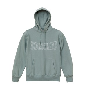《CREED》C-L hoodie /  Smoky green［裏起毛］