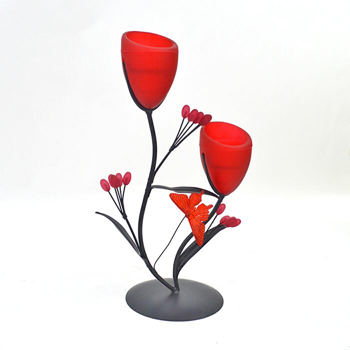 PRADA キャンドルホルダー 赤と白 PRADA プラダ ハンドバッグ ワンショルダー MV515 ホーボー ミニ