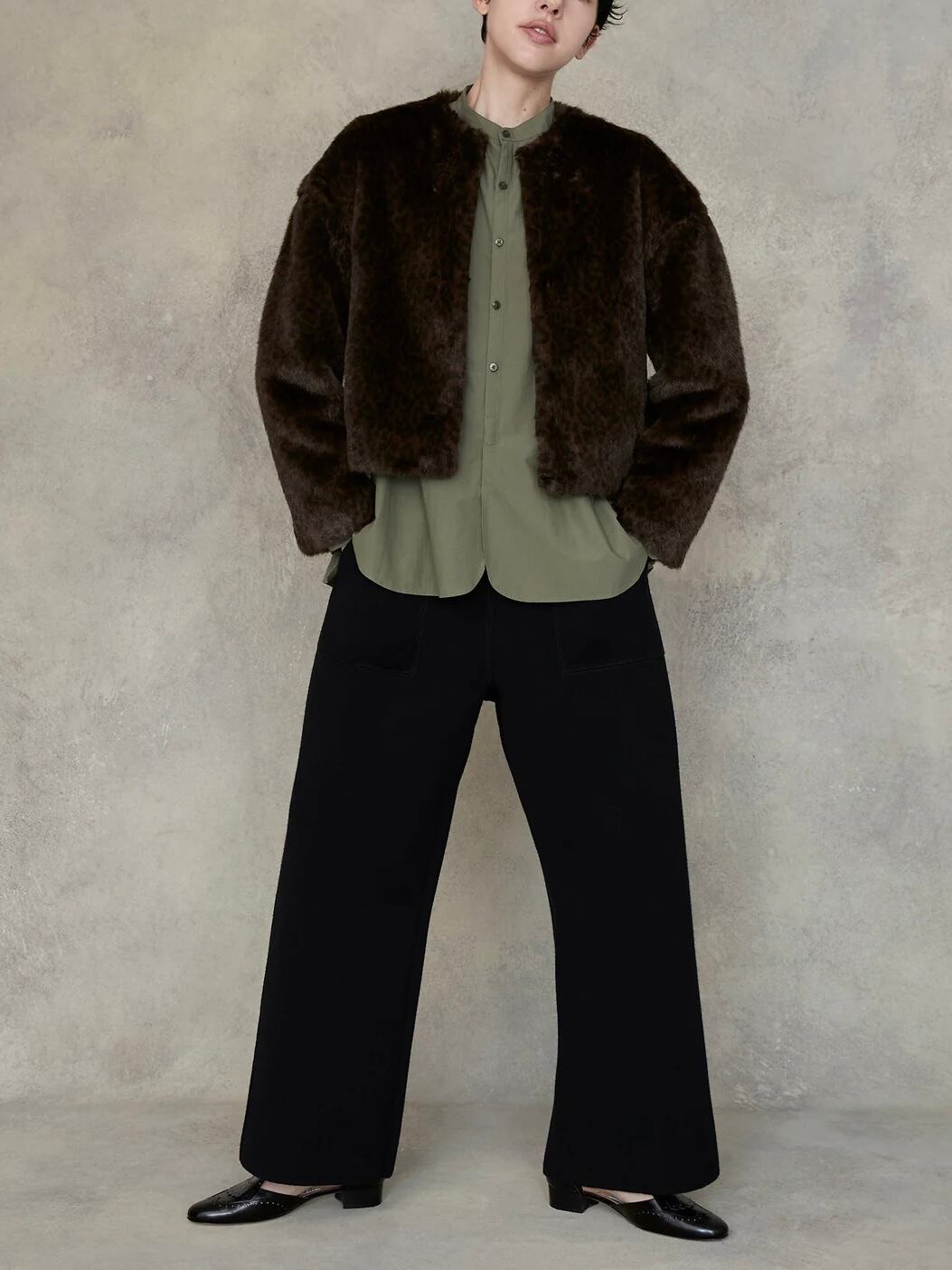 TICCA / レオパードファーショートコート | anouk