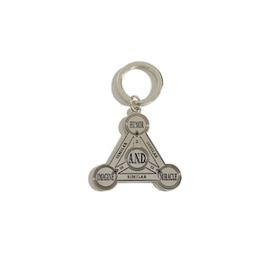 A.N.D. Three Principles Metal Keyring