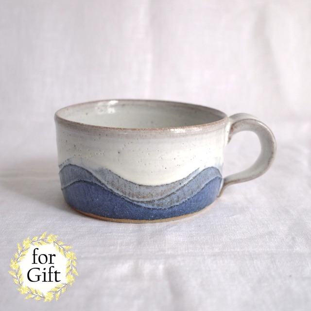 彩泥スープマグ