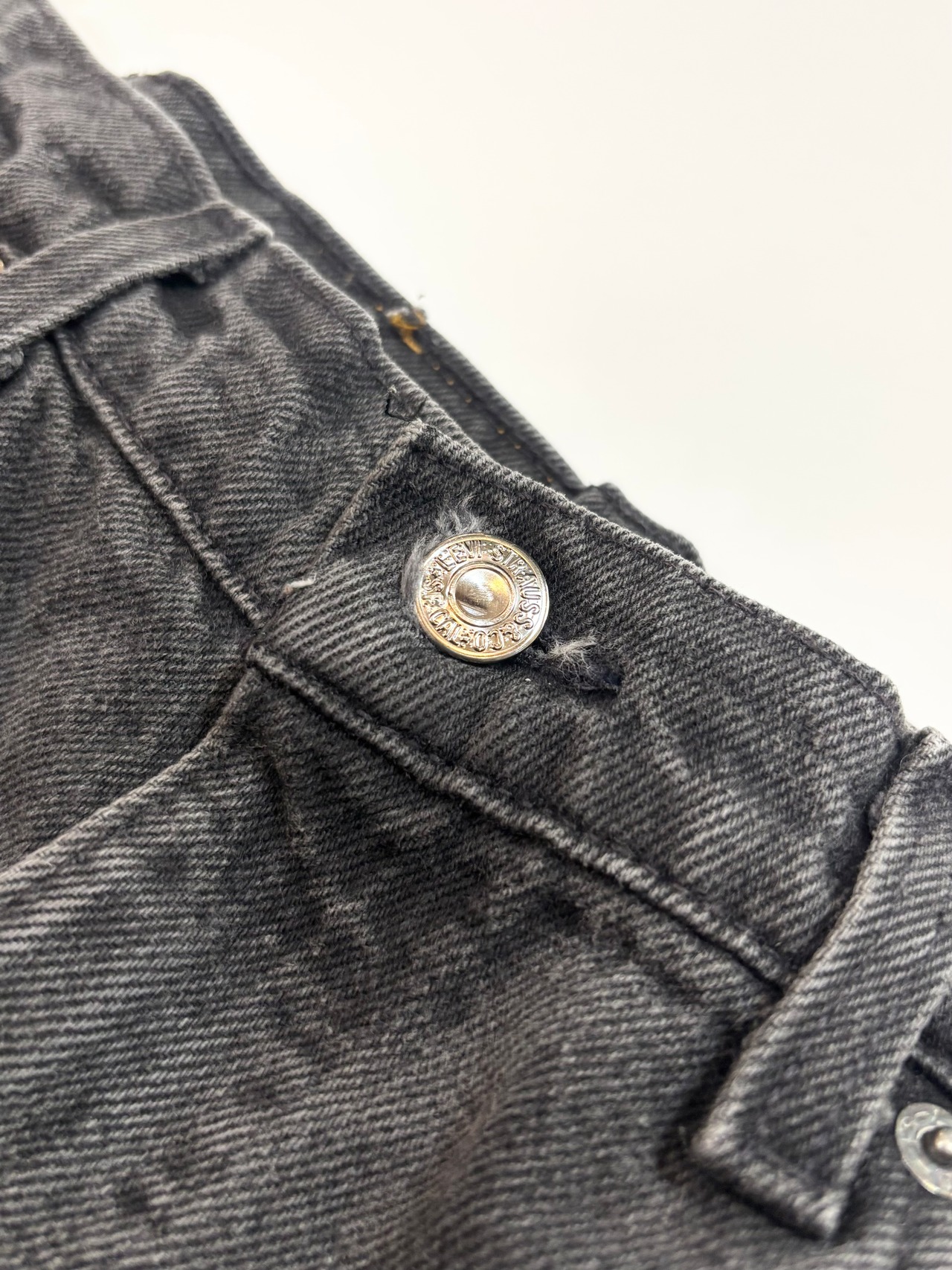 80s Levi’s 505 BLACK DENIM PANTS MADE IN USA Size W36L30→W35L29.5