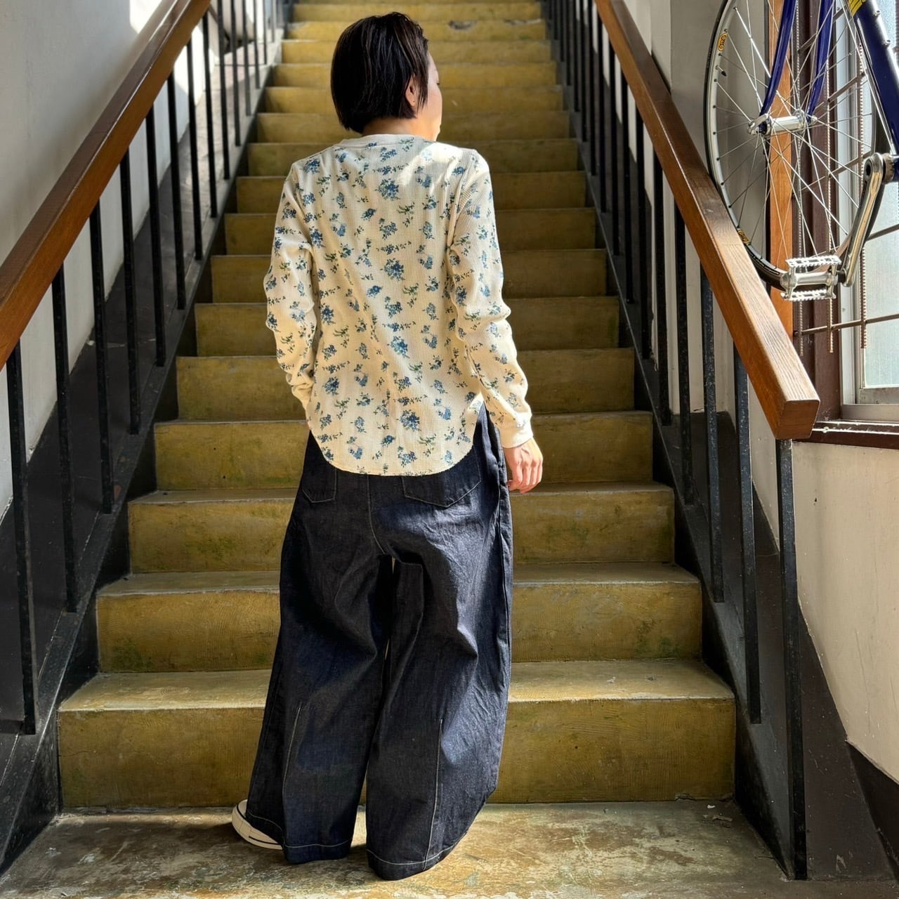 yuni - 11ozデニム ハイウエストコクーンパンツ | clever elephant yuni - 11ozデニム ハイウエストコクーンパンツ | clever elephant