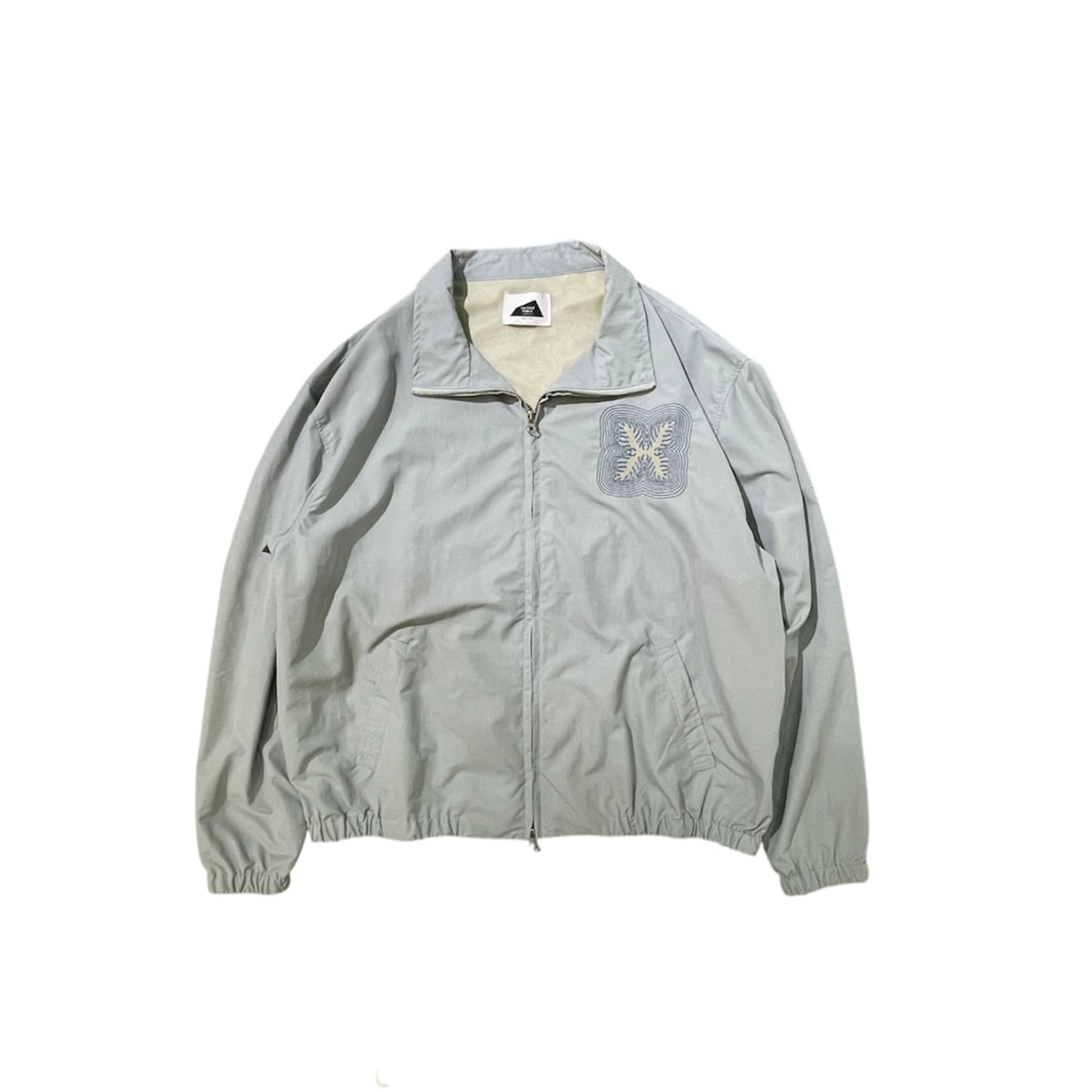 SALVAGE PUBLIC / LULU standneck BLOUSON / oce blue