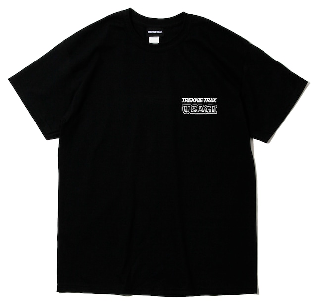 [usagi × TREKKIE TRAX] 3D T-Shirts (Black)