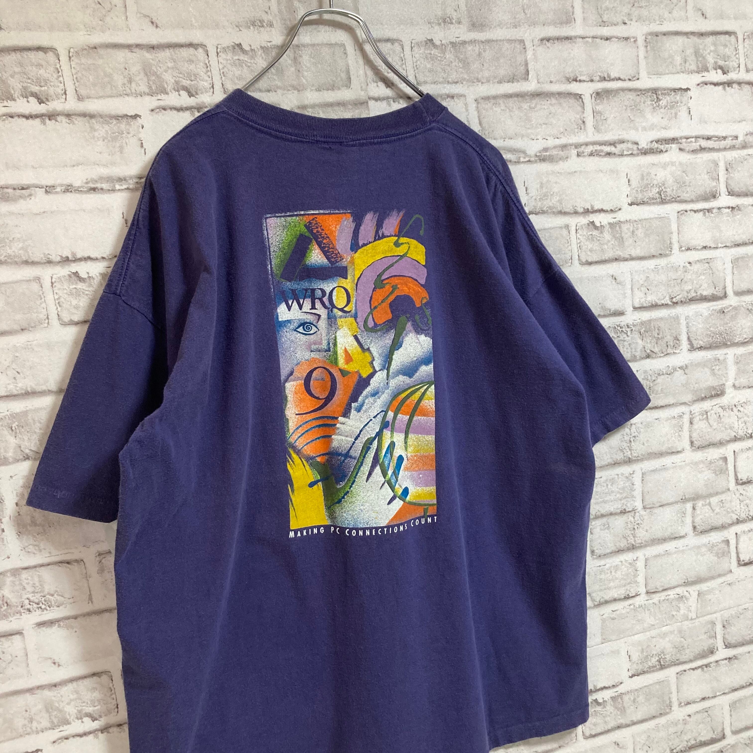 S/S Tee XL相当 90s vintage “WRQ Reflection” Tee 企業モノ Tシャツ