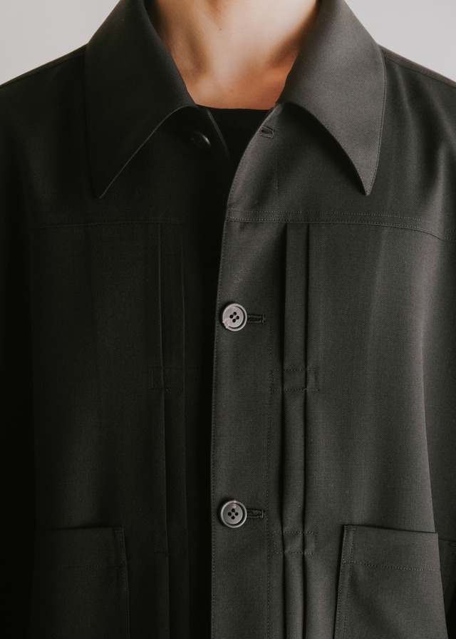 SASAKI SATORU 26SS arc sleeve jacket