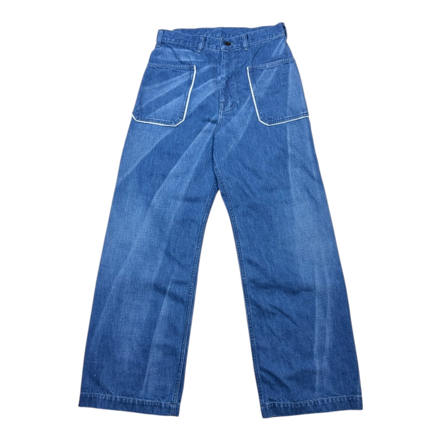 【MIDTHINGS】SUNFADE DENIM TROUSERS(SUNFADE)〈国内送料無料〉