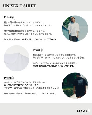 UNISEX T-SHIRT（PHOTO）/ BLACK