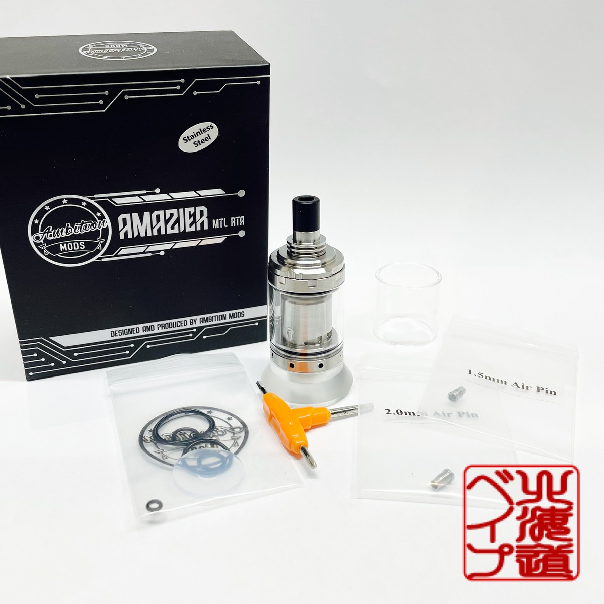 Ambition Mods Amazier MTL RTA 2ml SS | vapehokkaido