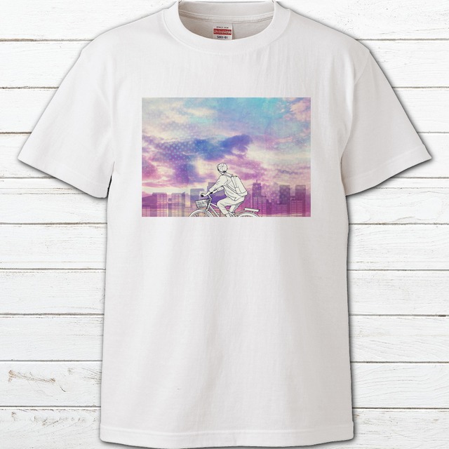 プリントtシャツ おしゃれ イラスト 男子 後ろ姿 かっこいい イケメン クール メンズ レディース エモい 風景 綺麗 美しい 景色 シンプル 個性的 おすすめ 人気 イラストレーター 絵師 クリエイター 白 半袖シャツ グッズ タイトル 朝焼け 作 7 7 4 ナナシ A 1 プリントtシャツ おしゃれ イラスト 男子 後ろ姿 かっこいい イケメン クール メンズ レディース エモい 風景 綺麗 美しい 景色 シンプル 個性的 おすすめ 人気 イラストレーター 絵師 クリエイター 白 半袖シャツ グッズ タイトル 朝焼け 作 7 7 4 ナナシ A 1