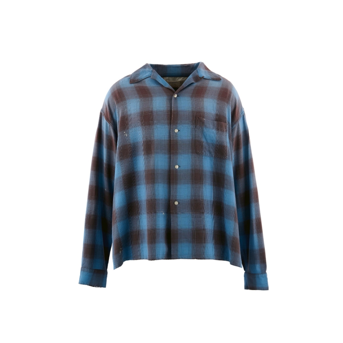 SAINT Mxxxxxx】RAYON SHIRT/CHECKSM-MK8-0000-044 | AYIN