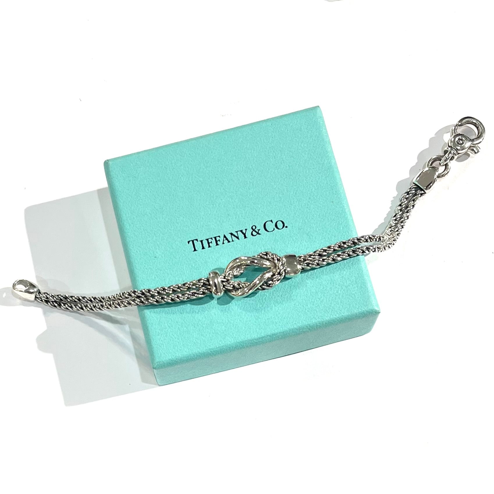 希少【TIFFANY&CO.】2984 ヴィンテージティファニー アンドコー ダブル