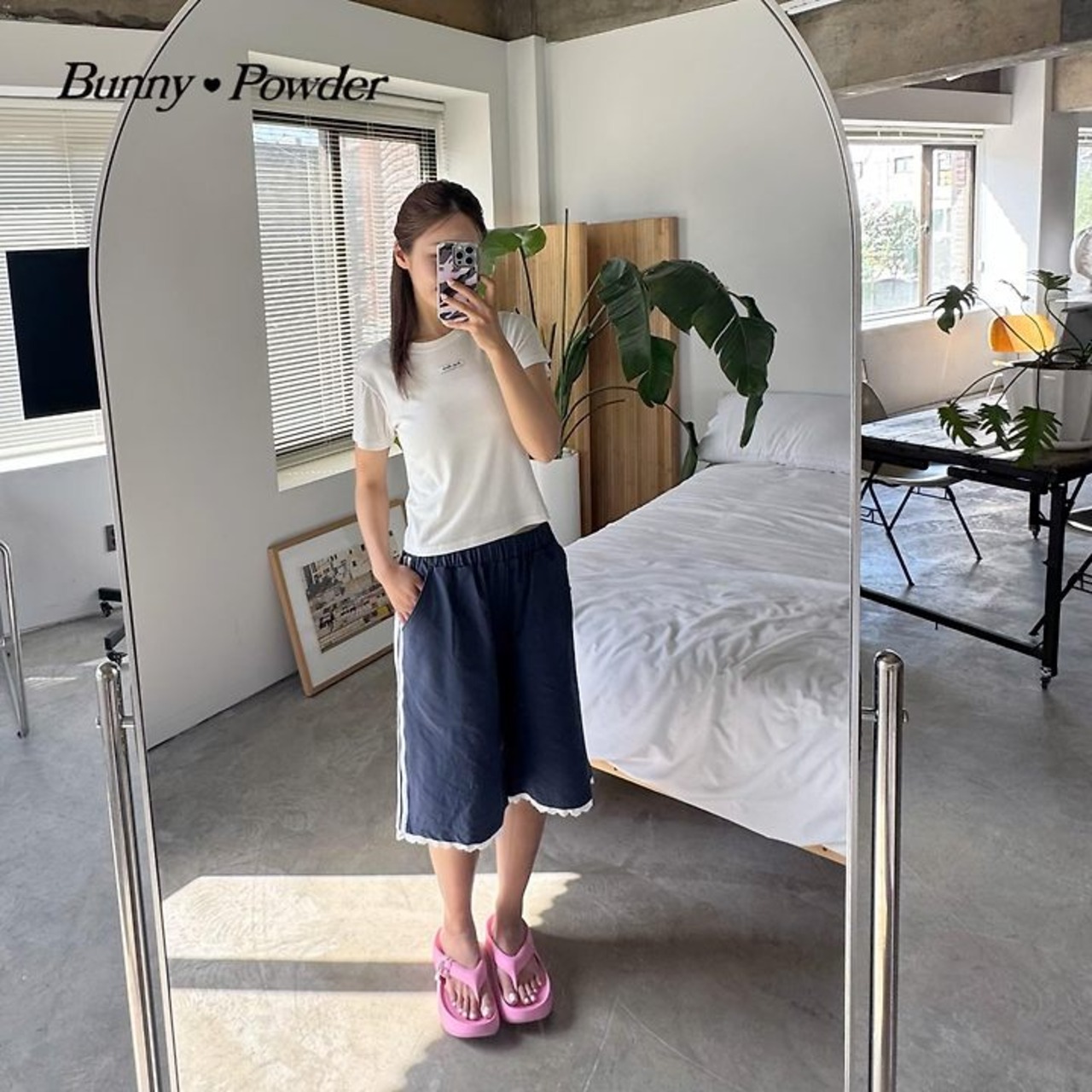[Bunny Powder] Feature) Race Track Pants (adult) / [버니파우더] 기획)레이스트랙팬츠 (adult)