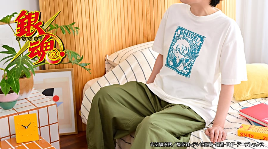 銀魂 ビィズニィズ クルーネックTシャツ 坂田銀時 | あるじゃんマーケット