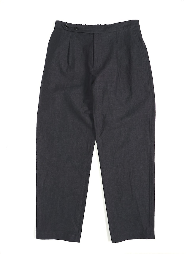 Linen Cotton Herringbone Trousers