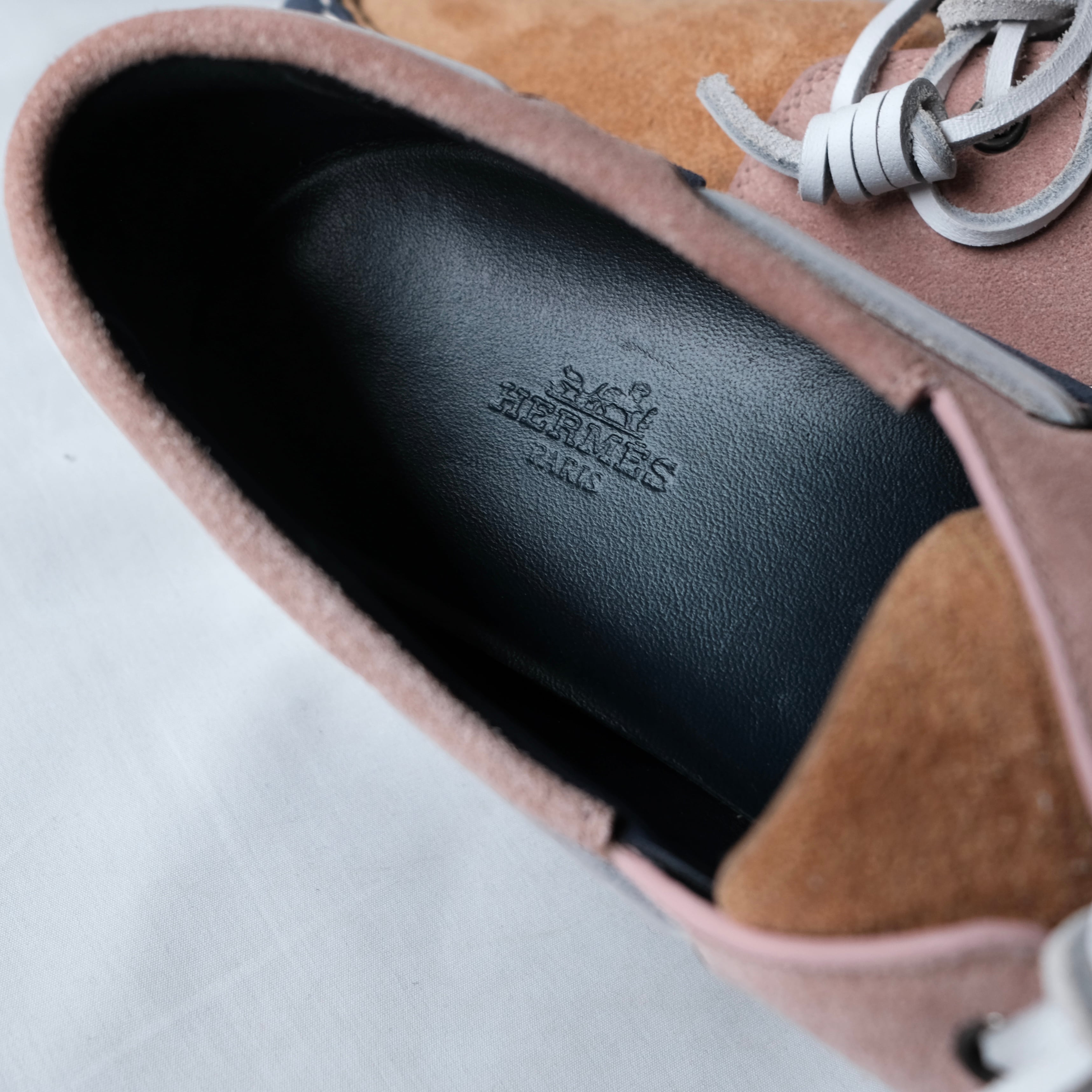 HERMES MULTI COLOR LEATHER DECK SHOES | safarionline