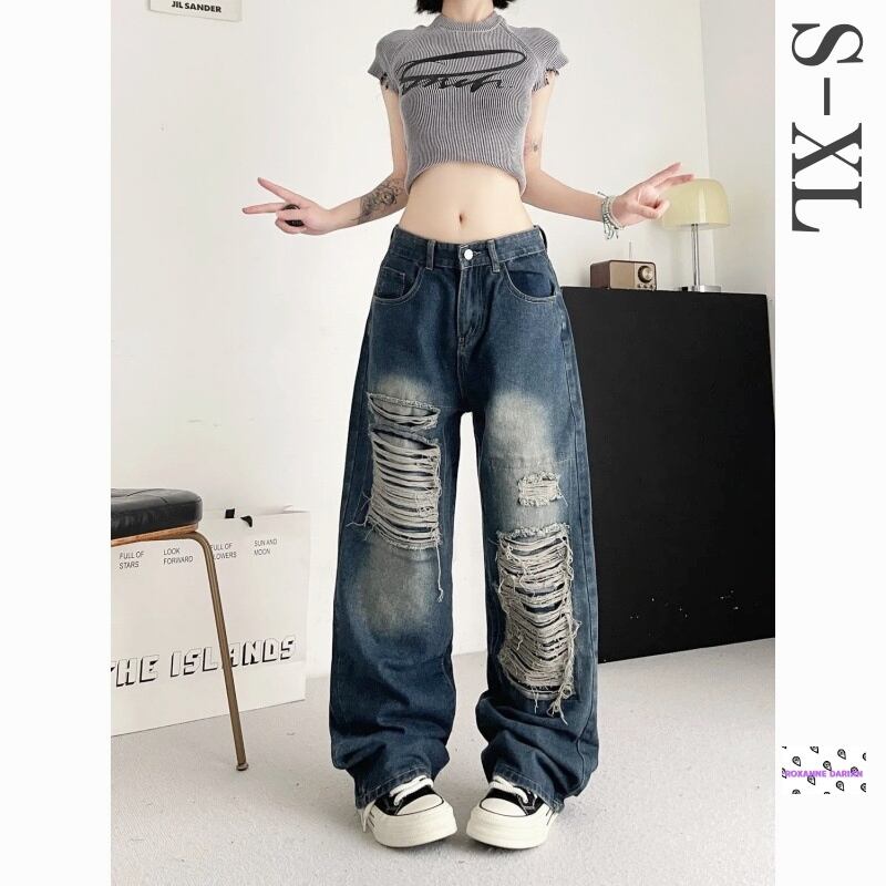 d*m様 ワイド ストレート リジット デニム パンツ 平成 Y2K ワイド