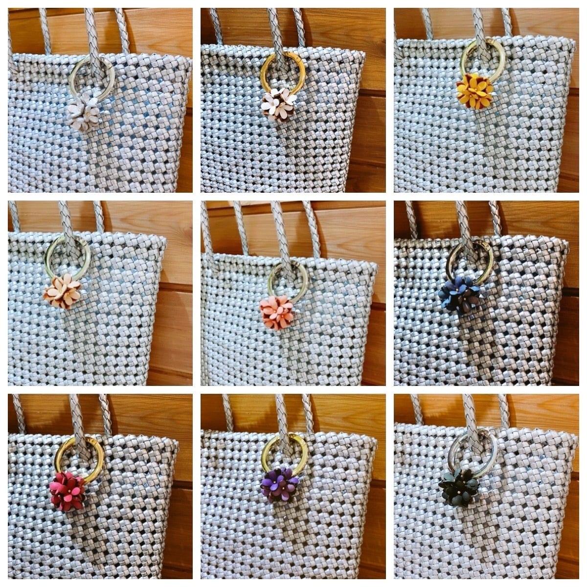 再販【完成品】ライラック花のカラビナチャーム | Bougainvillea公式