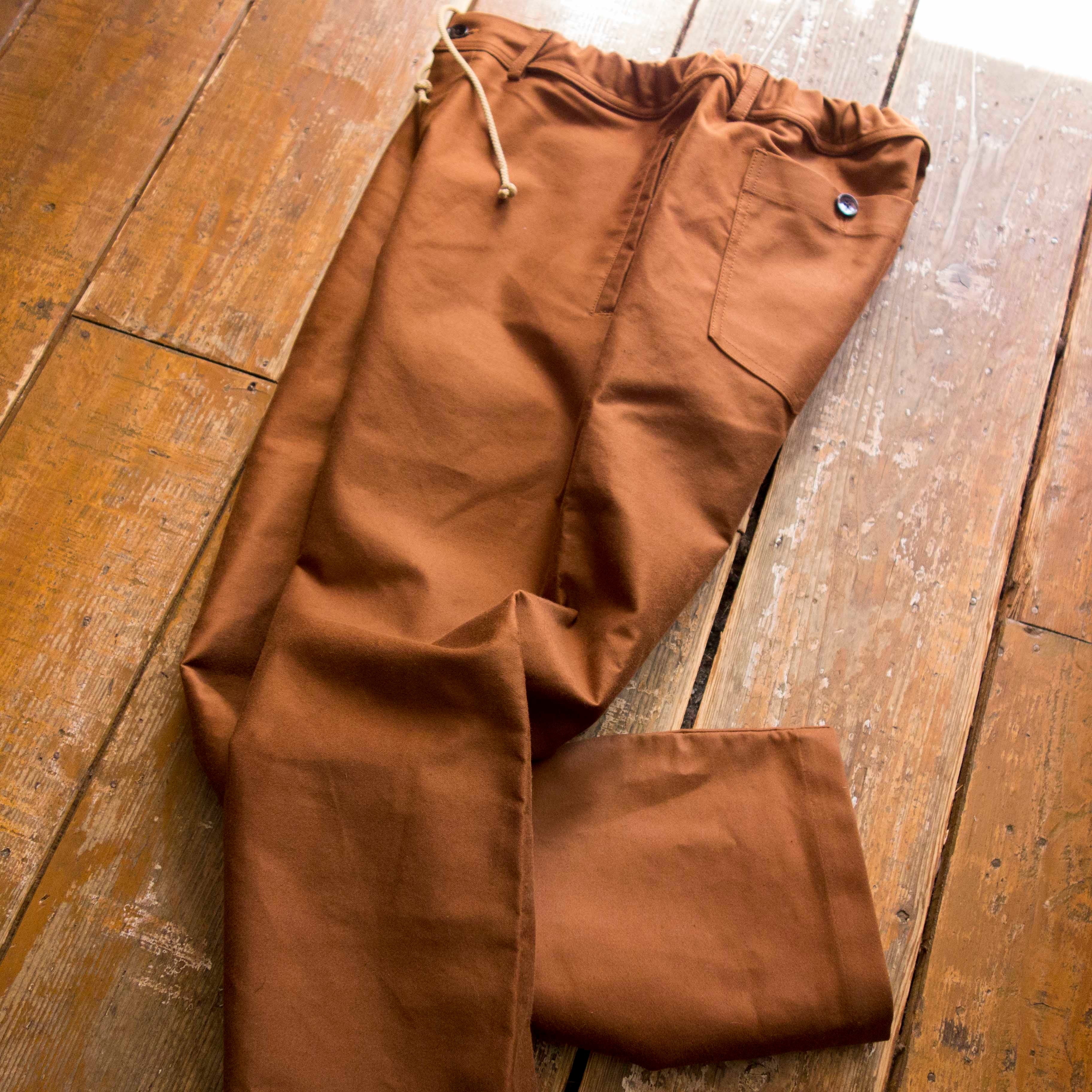 日本限定 21SS ATHA CREPE WIDE EASY TROUSERS(BROWN - パンツ