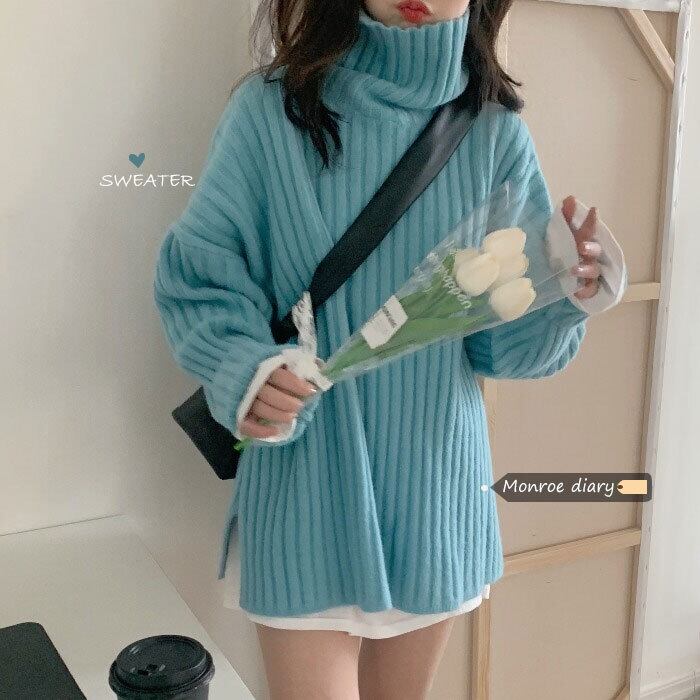 スタイルルーズニットセーター レディースオータムウィンタートップス 秋物 冬物 モンロー35754226582
