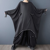 グロメット ドレープ オーバーサイズ チュニック 00279