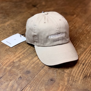 Momentom Cotton Logo Cap -Sand-