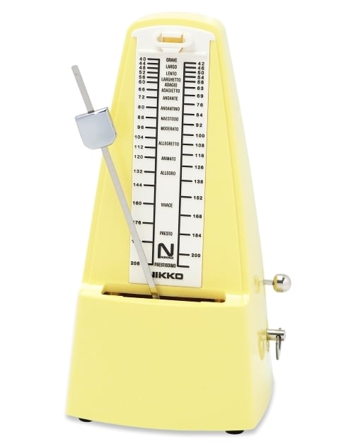 Standard Pearl Yellow No.236 | NIKKO Mechanical Metronome | Made