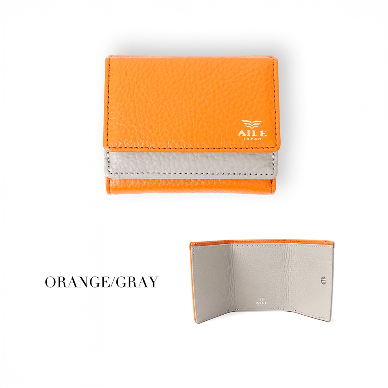 【AILE】compact三つ折りウォレット 蔵限定 (AJ-17) - 3