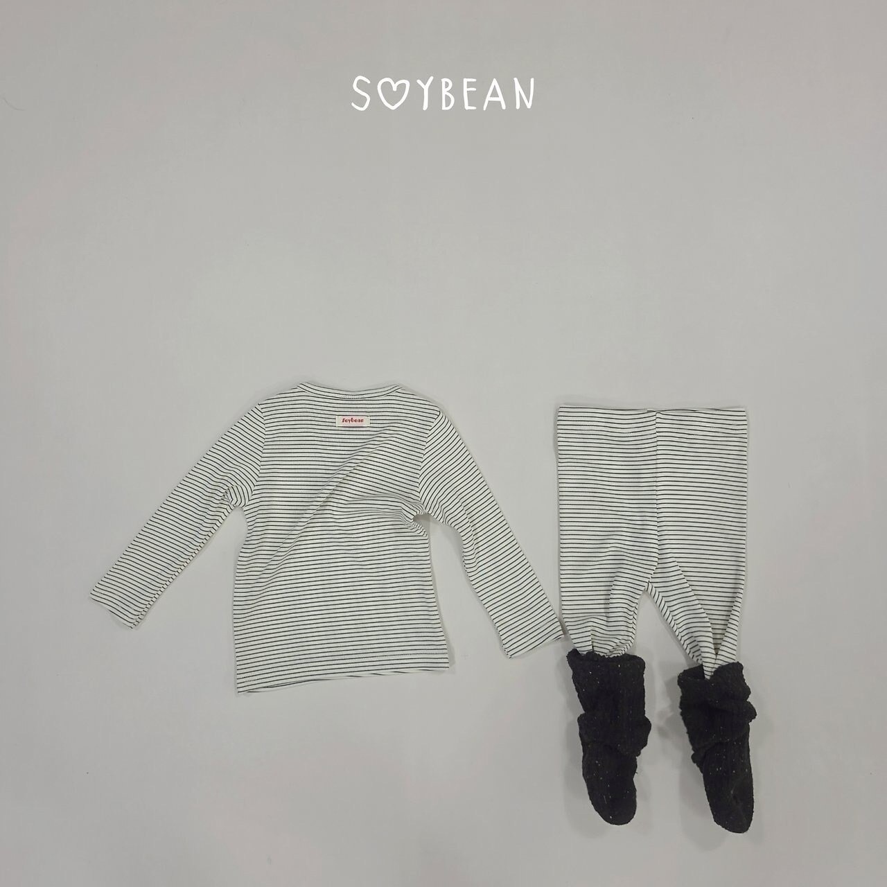 韓国子供服 / 26Autumn / soybean / ボーダー ルームウェア / キッズ服 / 秋服 *XS~XL*