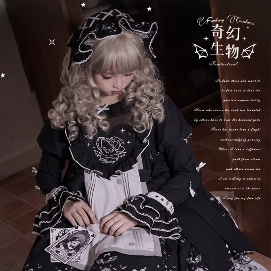 ゴスロリ ワンピース 闇カワイイ ダーク 暗黒 ゴシック lolita