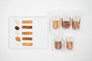 RICE WAVE COOKIEs SET / おこめクッキー小袋5種 食べ比べセット