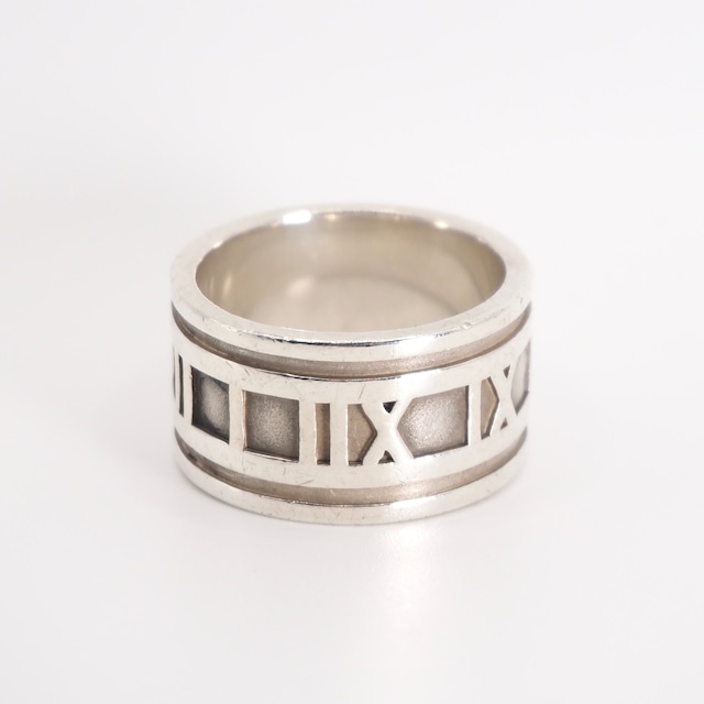 Tiffany&Co. 約15号 アトラスワイドリング シルバー925 ティファニー