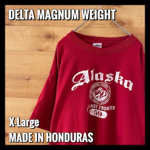 【DELTA】アラスカ ALASKA プリント 半袖 Tシャツ X-Large オーバーサイズ us古着