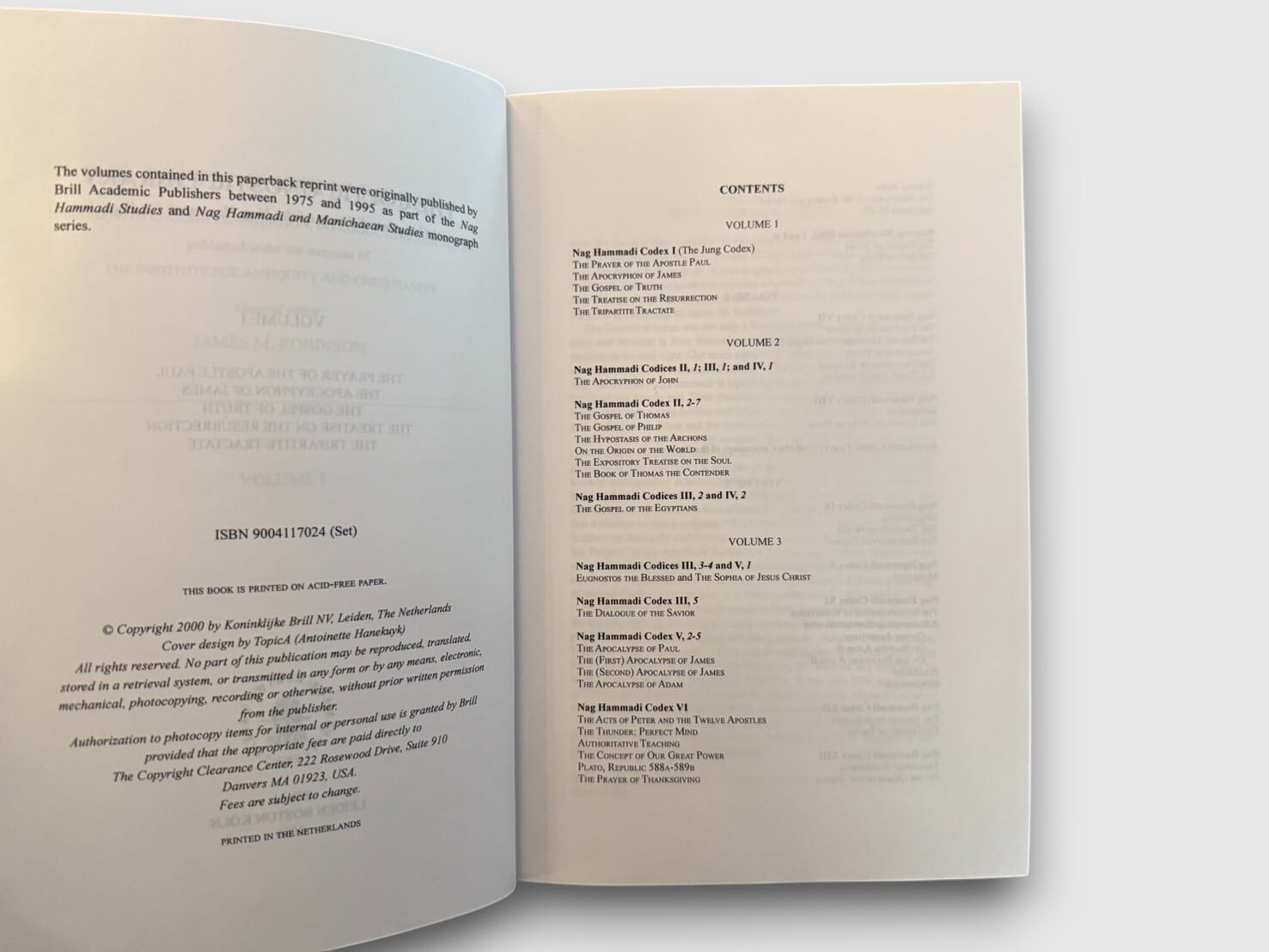 SG142】The Coptic Gnostic Library: A Complete Edition of the Nag