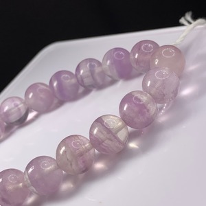 f12 希少カラー✩ライトピンクパープルフローライトブレスレット