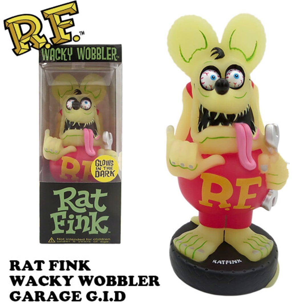 FUNKO【Rat Fink ラットフィンク】 ボビングヘッド GARAGE G.I.D FUNKO【Rat Fink ラットフィンク】 ボビングヘッド GARAGE G.I.D