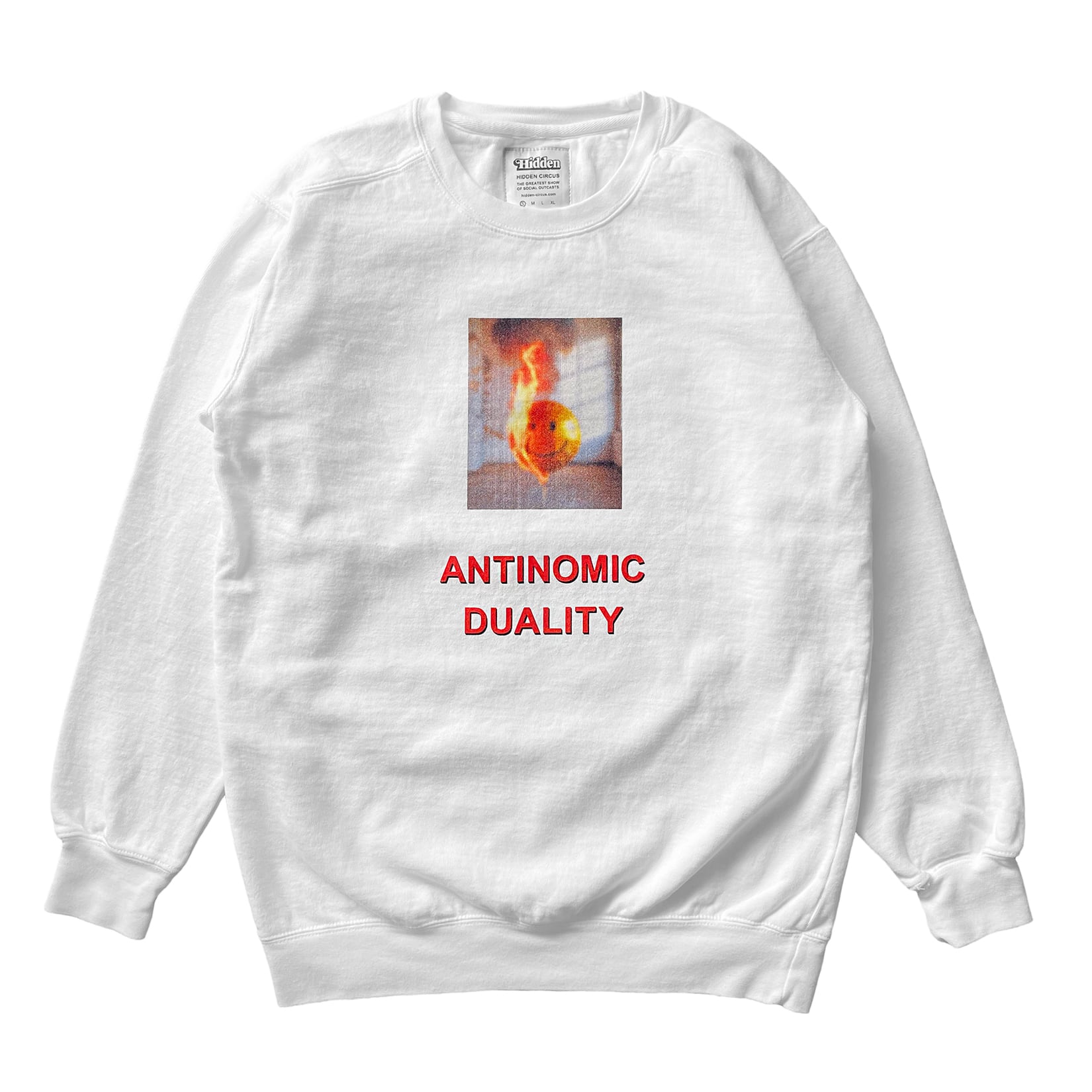 "ANTINOMIC DUALITY" CREW NECK SWEATSHIRT