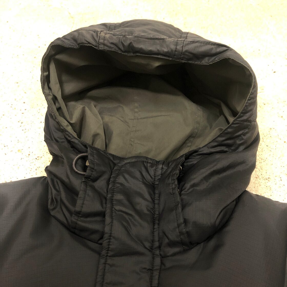 90s OLD STUSSY/Down Jacket/紺タグ/L/ダウンジャケット/刺繍ロゴ 