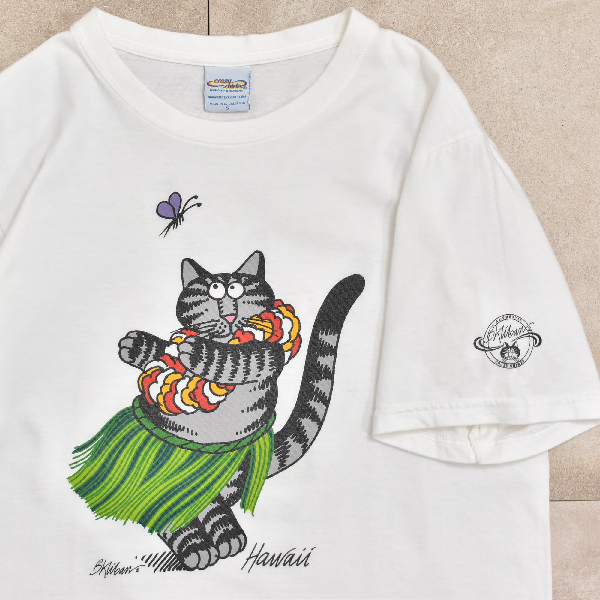 【大人気】US 00s 猫いっぱい 総柄Tシャツ