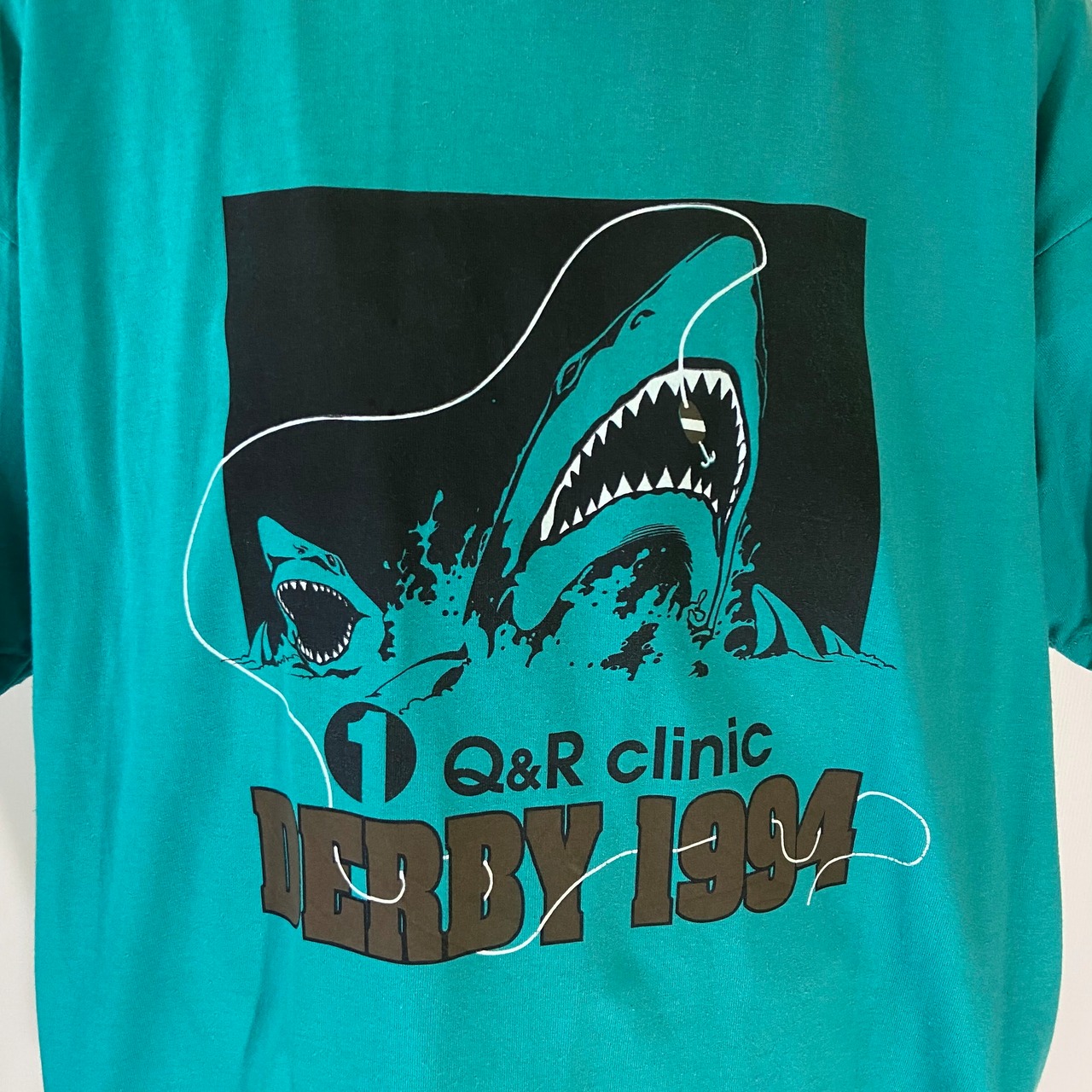 USA製 90年代 ”DERBY 1994” サメ アニマル プリントTシャツ メンズXL 