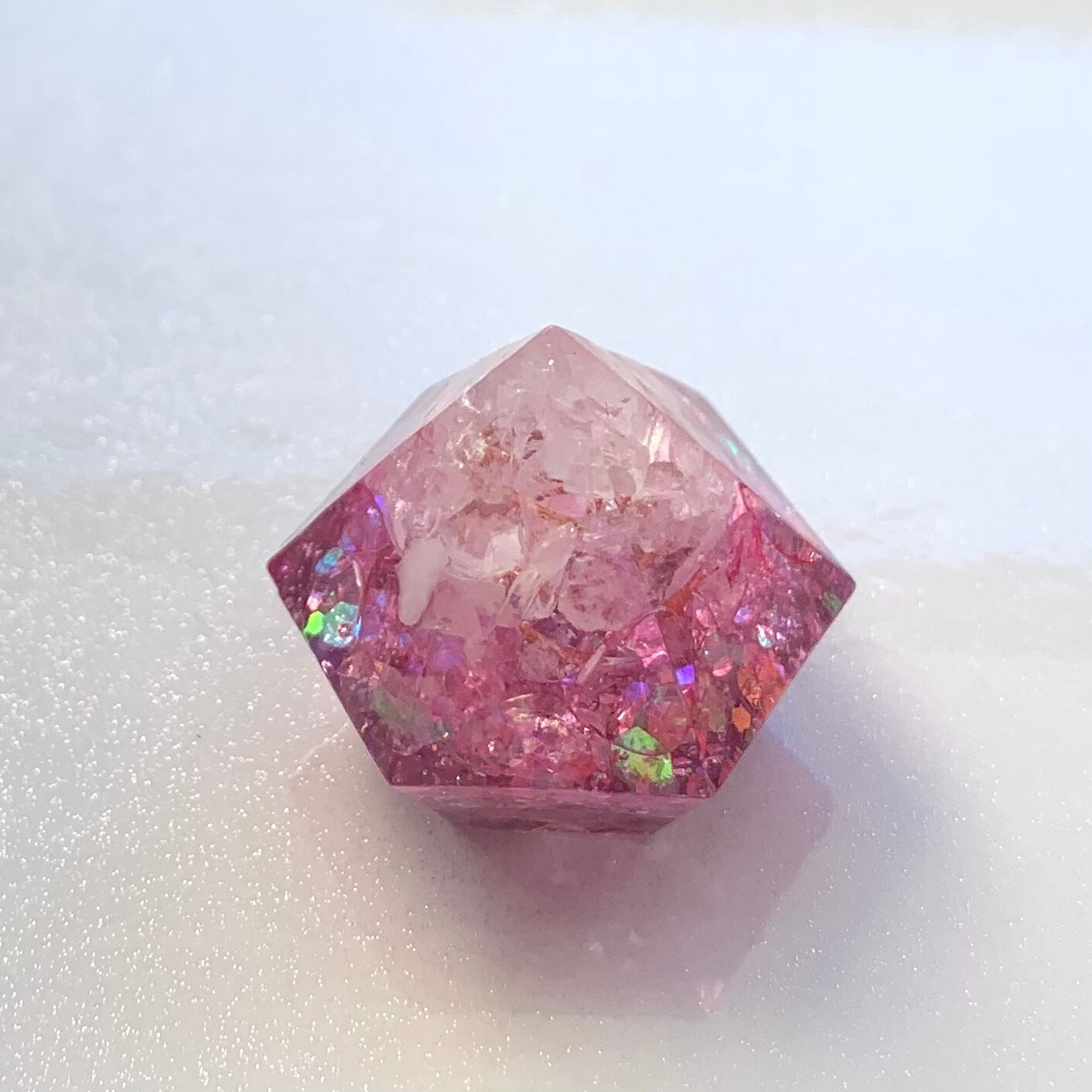 可愛いPinkオルゴナイト 癒しのオルゴナイト❤️インカローズ＋ピンク