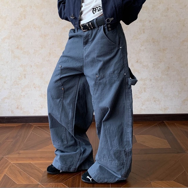 ユーティリティカーブシルエットカーゴパンツ 2col   R01360