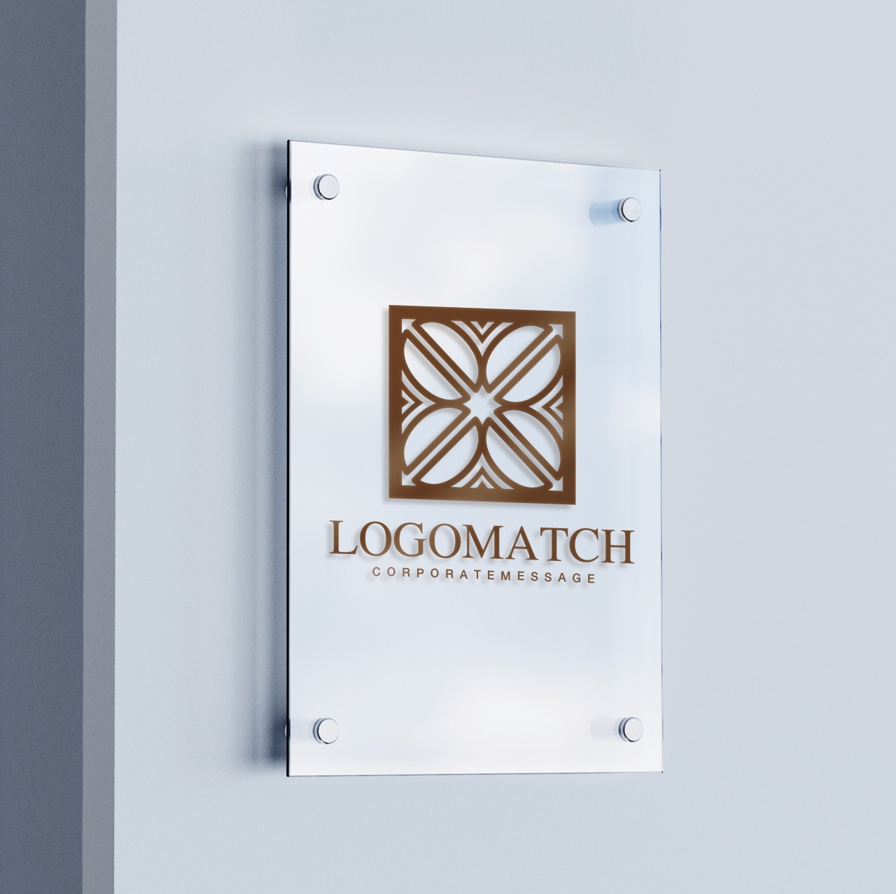 四つのコーヒー豆のロゴ