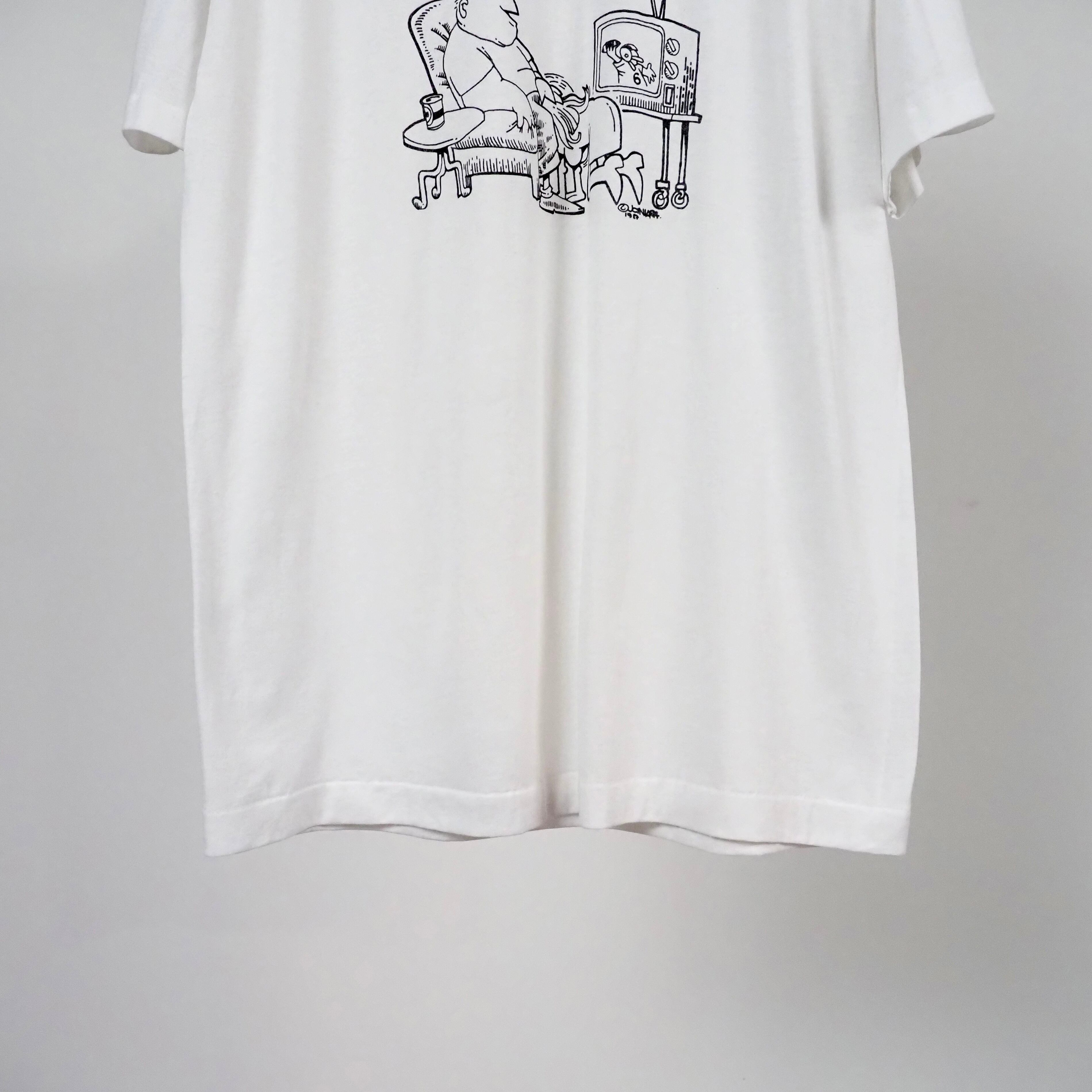 80's Funny Print Vulgar Sex T-Shirt XL TeeJays USA製 ファニー