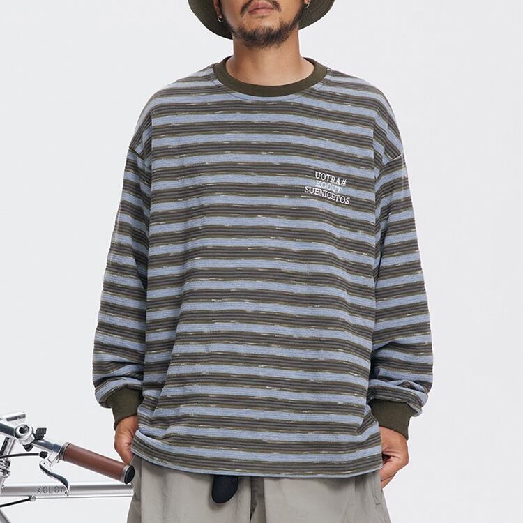 ★TROUSE ROUND NECK PULLOVER TOP　　　A0703