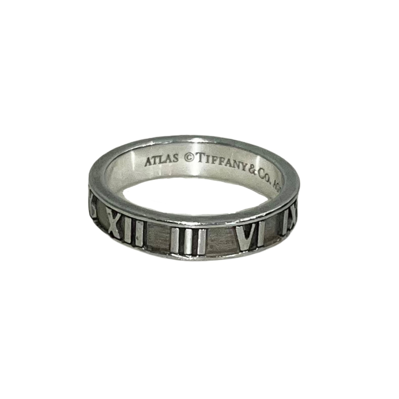 TIFFANY silver narrow “Atlas” ring