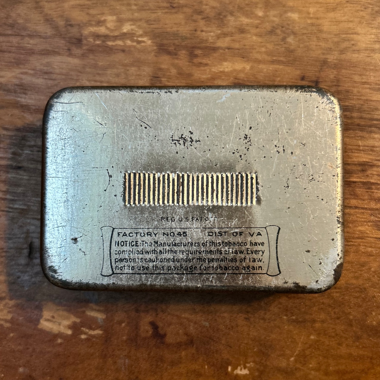 1910s–1920s エッジワース ヴィンテージ タバコ缶 EDGEWORTH EXTRA HIGH GRADE PLUG SLICE Vintage Tobacco Tin T-767