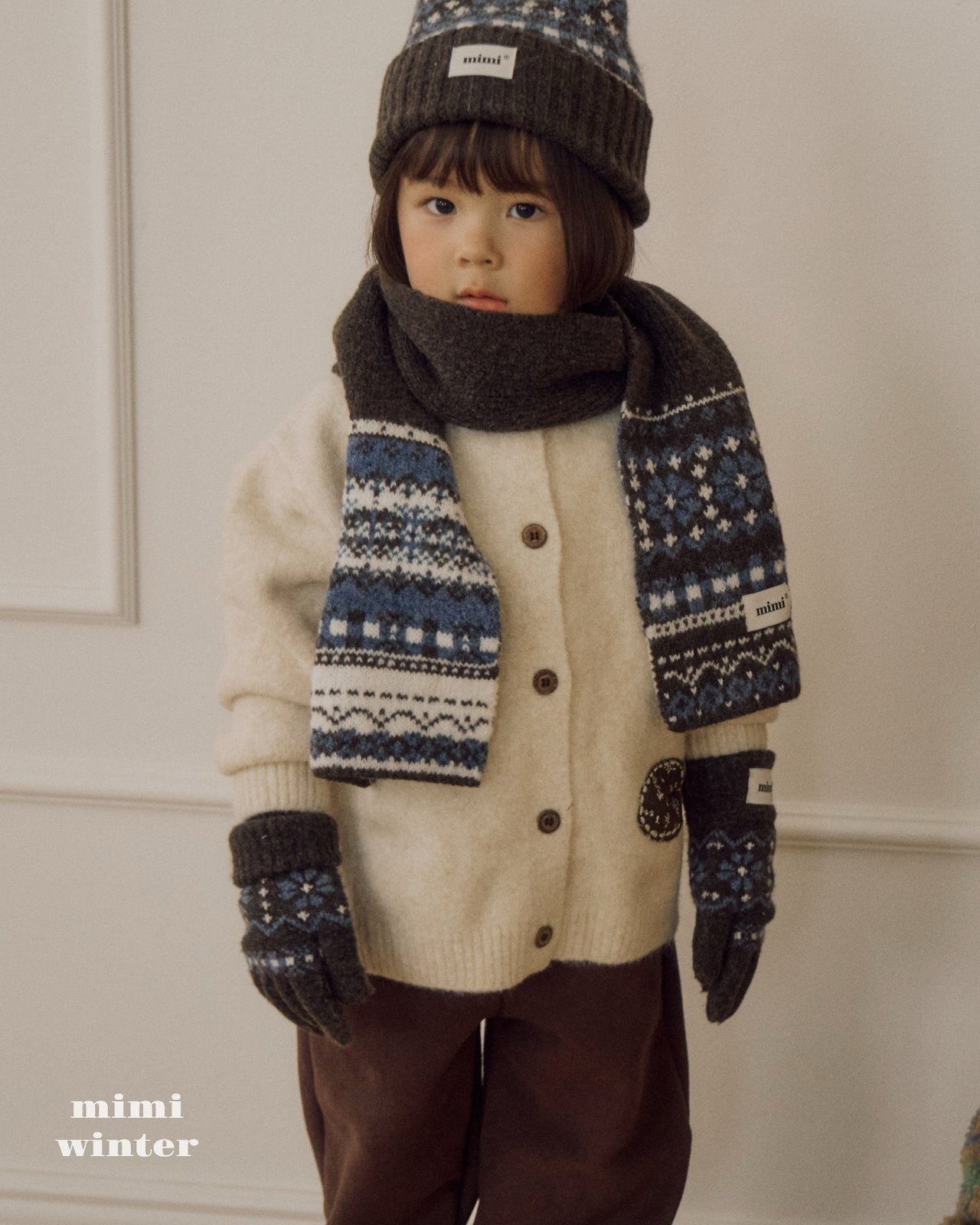 BYMIMI［取寄］jacquard muffler 26winter