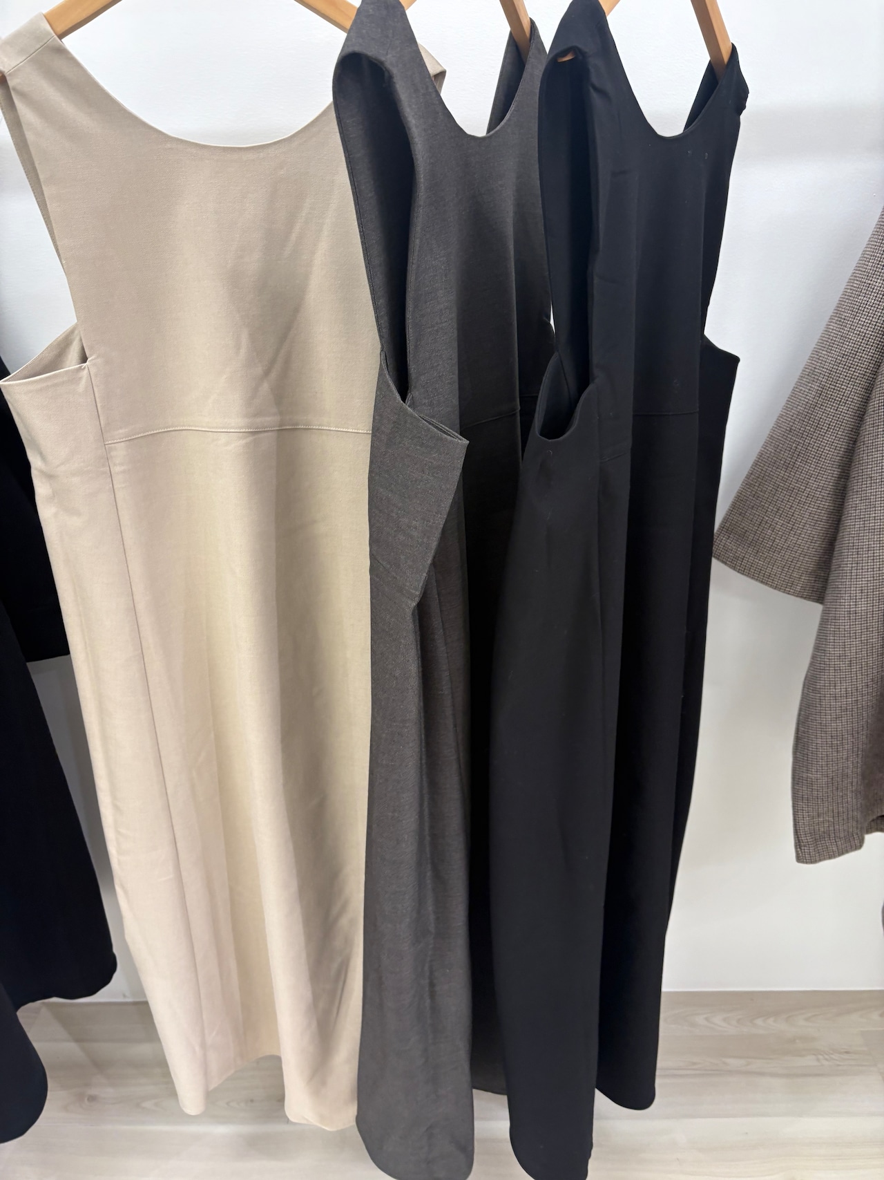 le vent souffle トロピカルウール 2way ジャンパースカート S051